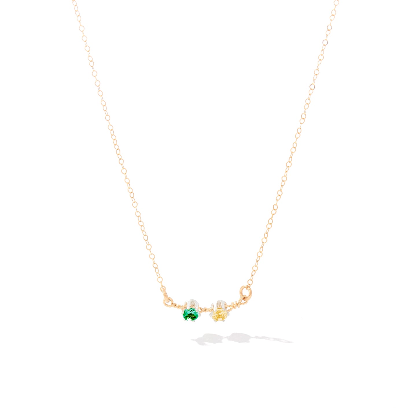You Are My Sunshine Necklace - 2 Stones