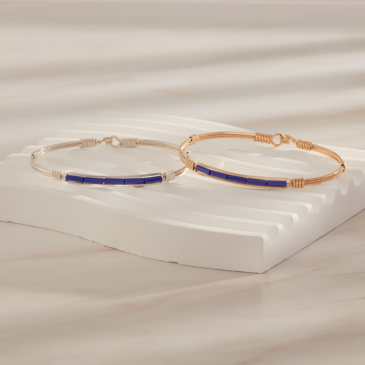 Thin Blue Line Bracelet