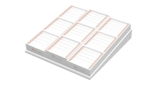 Ronaldo White Base- Holds 45 Bracelets