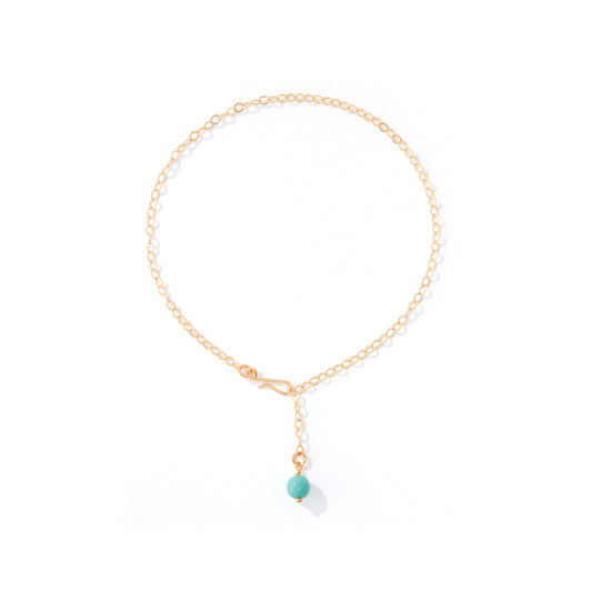 Breeze Anklet — 14K Gold Artist Wire | Ronaldo Designer Jewelry