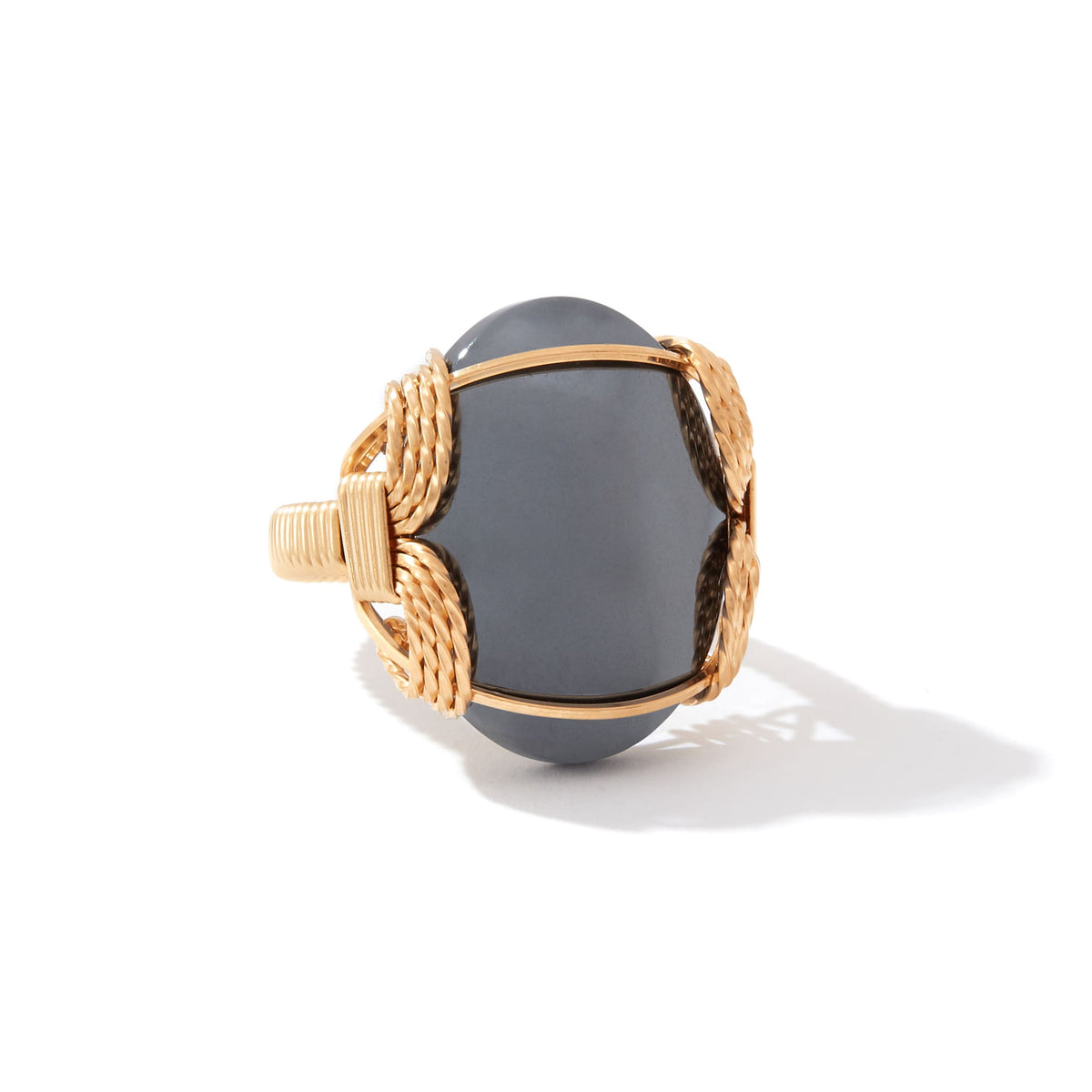 Semi-Precious Cabochon Ring (25x18mm)