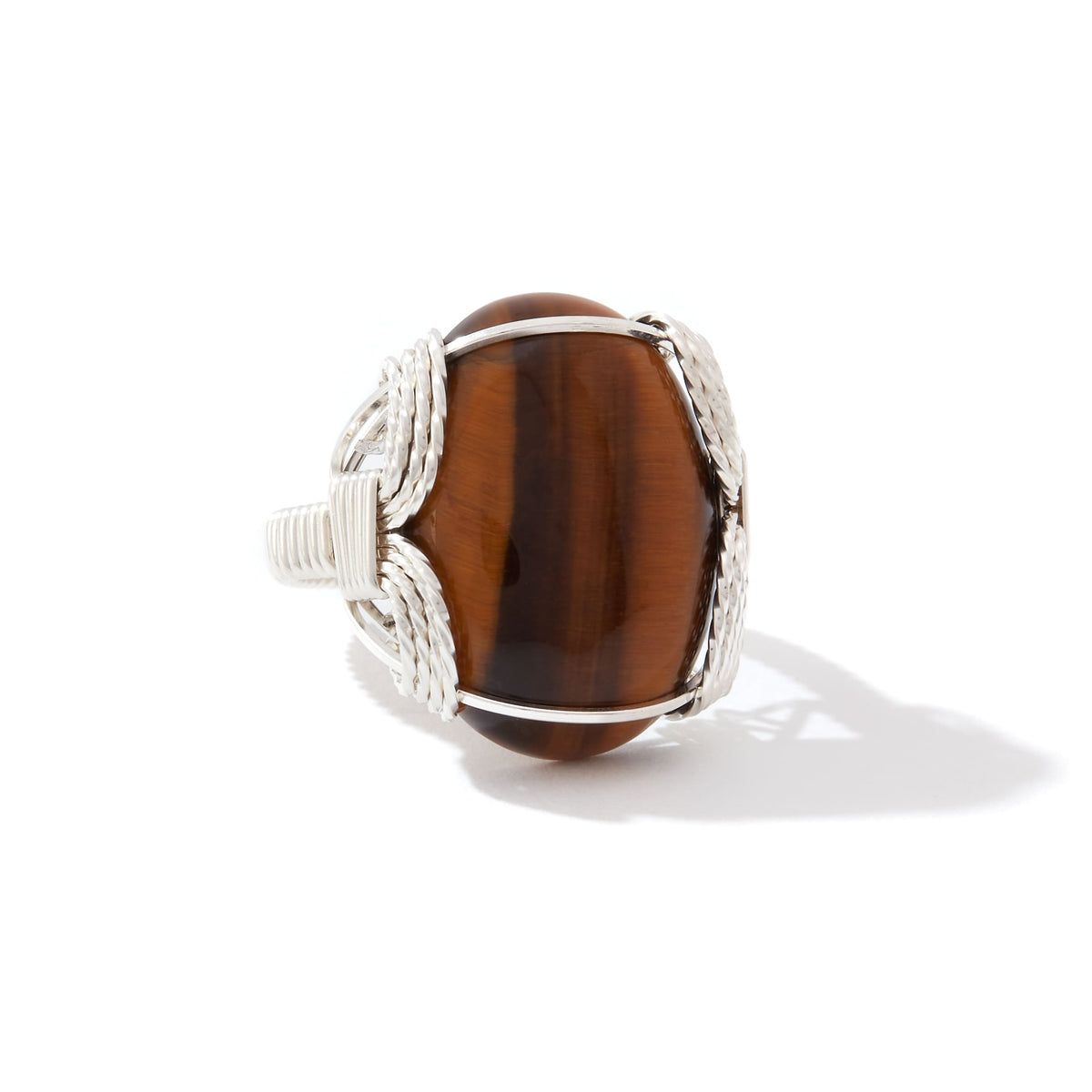 Semi-Precious Cabochon Ring (25x18mm)