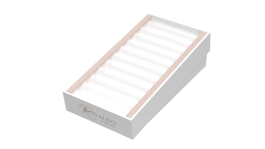 Ronaldo White Tray- Holds 10 Bracelets