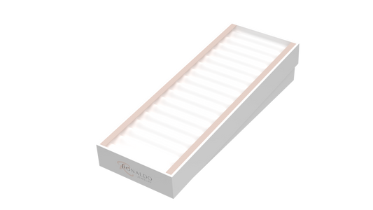 Ronaldo White XL Tray- Holds 16 Bracelets