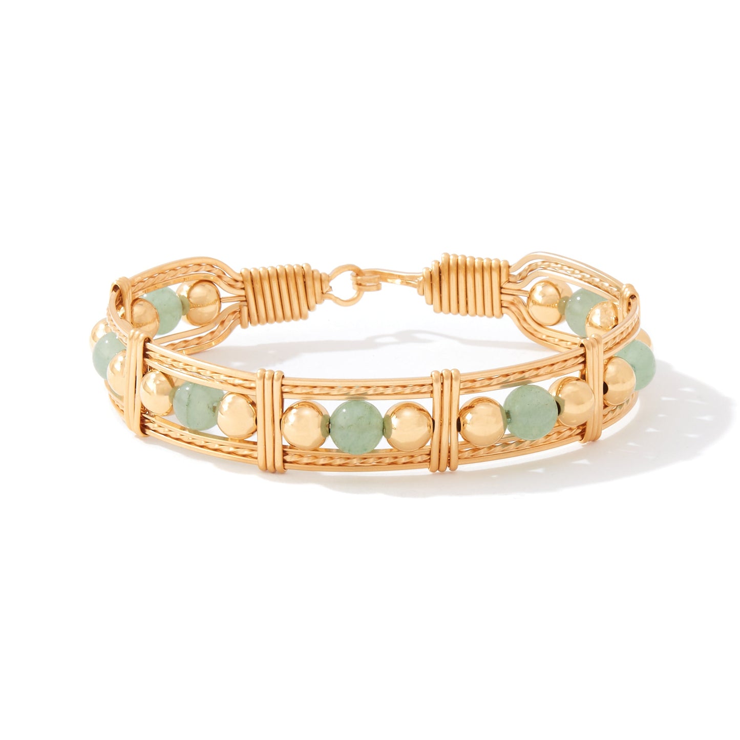 Dream in Color Bracelet 14K Gold Artist Wire